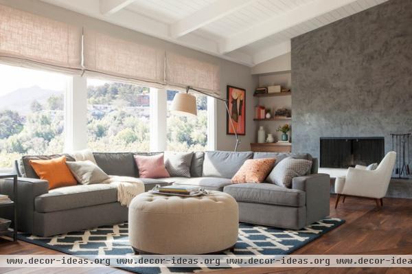 Marin Remodel - contemporary - living room - san francisco