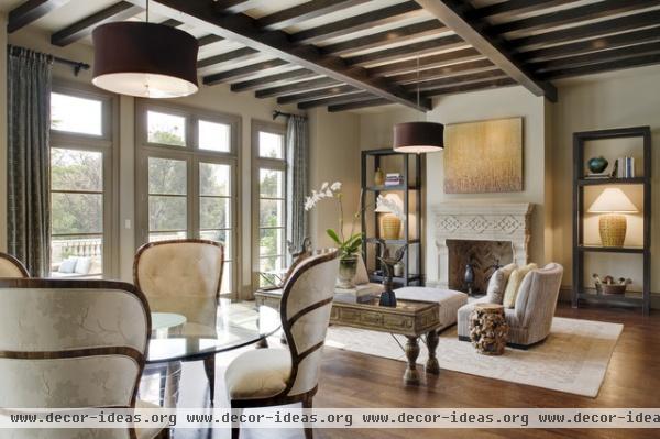 Creeks of Preston Hollow - Show Home - contemporary - living room - dallas