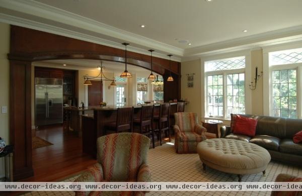 Craftsman Style in Burlingame Living Room - traditional - living room - san francisco