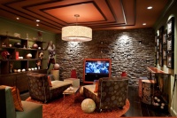 Sports Themed Media Room - eclectic - media room - dc metro