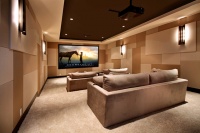 Snug Harbor - contemporary - media room - orange county