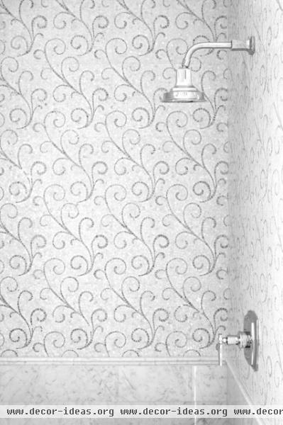 Lace Shower - eclectic - bathroom - santa barbara