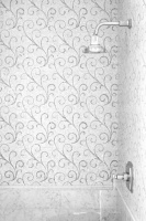 Lace Shower - eclectic - bathroom - santa barbara