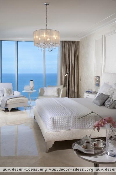 Jade Beach - contemporary - bedroom - miami