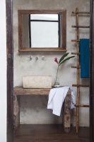 Bohemian Rustic Bathroom