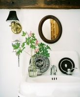 Colonial Country Rustic Bathroom