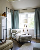 Relaxing Transitional Bedroom by Gideon Mendelson