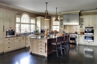 Light Country/Rustic Kitchen by Stephen & Gail Huberman