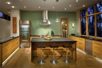 Cozy Contemporary Kitchen by Hunter Dominick