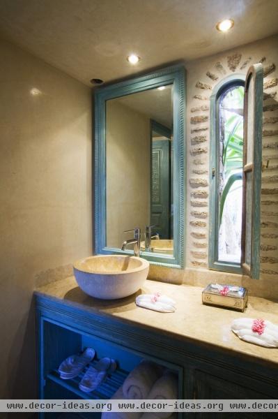 Mediterranean Modern Bathroom