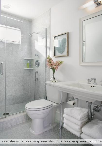 Guest Bathroom-after - contemporary - bathroom - newark