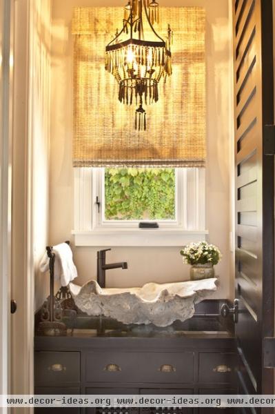 Pool House Bathroom - eclectic - bathroom - los angeles