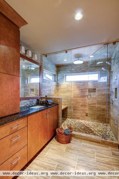 Oak Canyon Drive - contemporary - bathroom - atlanta