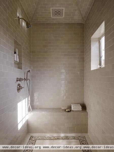 Master shower - mediterranean - bathroom - san francisco