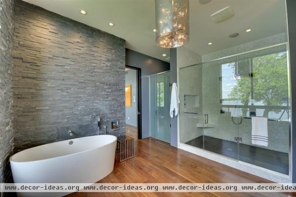 Minnetonka Modern - contemporary - bathroom - minneapolis