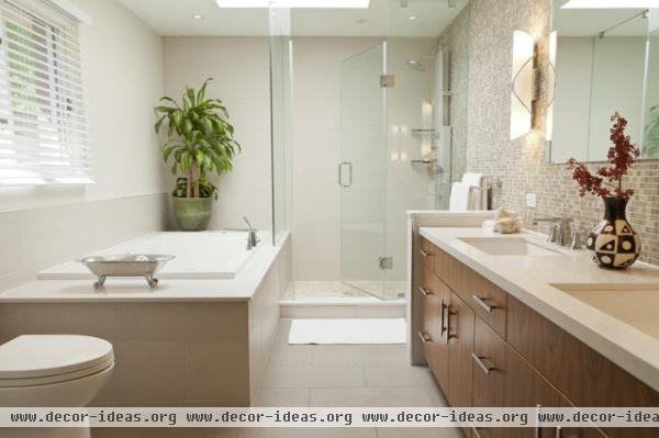 Zen Ensuite - contemporary - bathroom - toronto