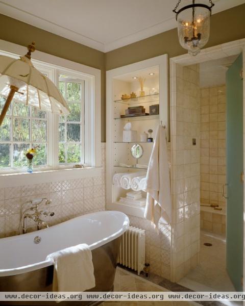 Coastal Manor - traditional - bathroom - other metro