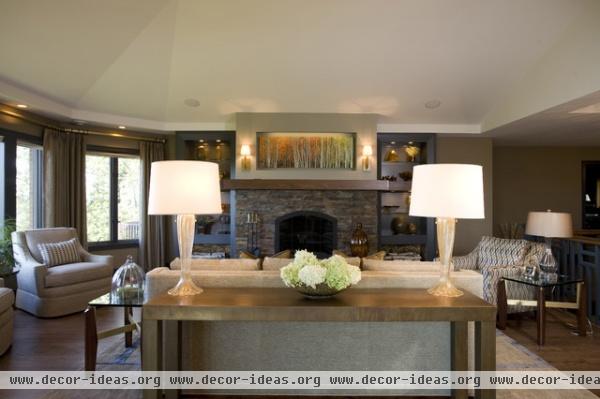 Lake Michigan Retreat - traditional - living room - other metro