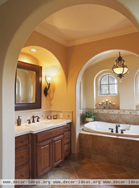 Hathaway Residence - mediterranean - bathroom - austin