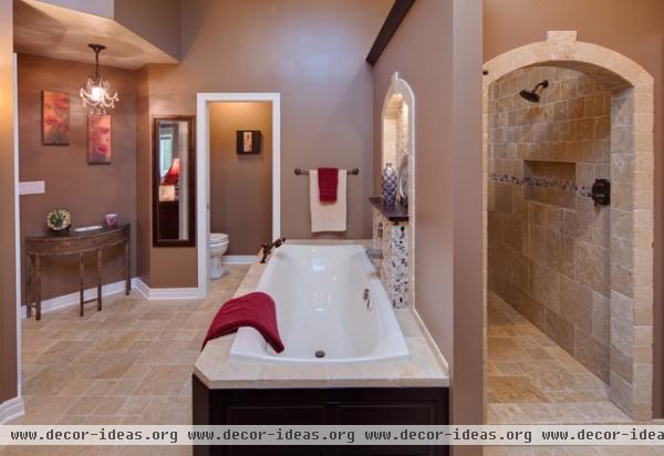 Sullivan Master Bathroom - mediterranean - bathroom - chicago