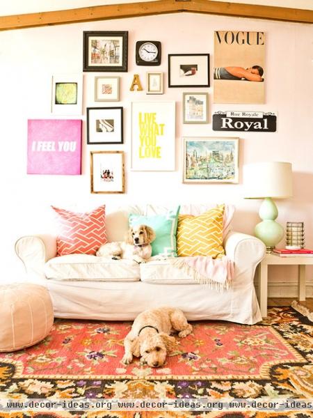 The Everygirl - eclectic - family room - chicago