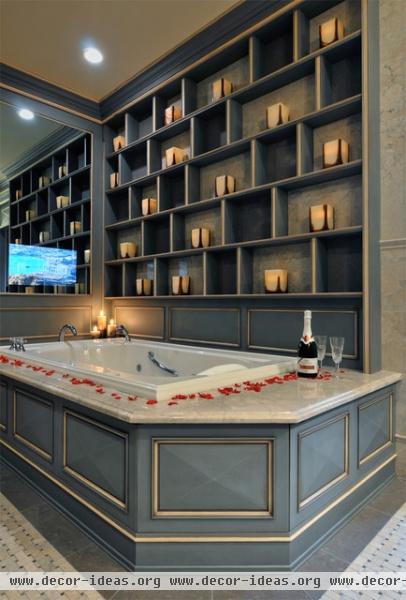 kitchendesigns.com Ken Kelly Master Bath - traditional - bathroom - new york