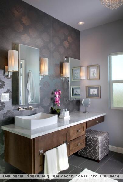 Purple Passion - contemporary - bathroom - san diego