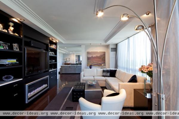 Avenue Road Condominium - contemporary - family room - toronto