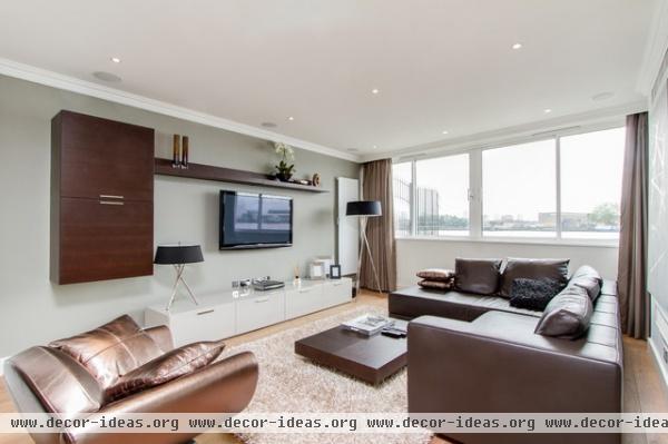 Icon Riverside Development - contemporary - living room - london