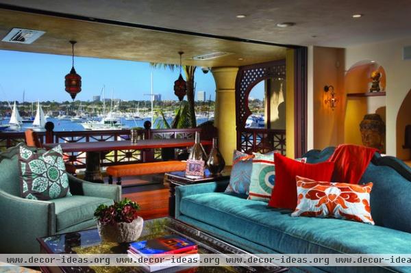 Bayfront House 1 - eclectic - living room - orange county