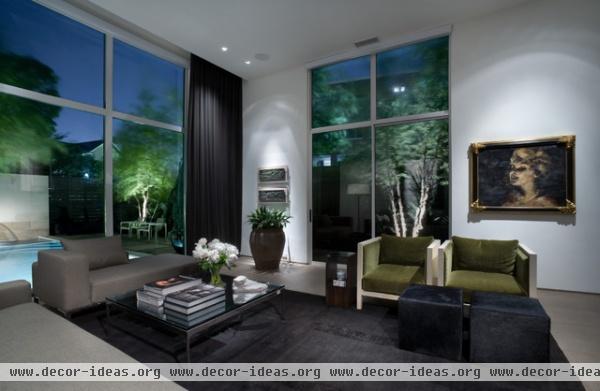 Lee Avenue Residence - modern - living room - dallas