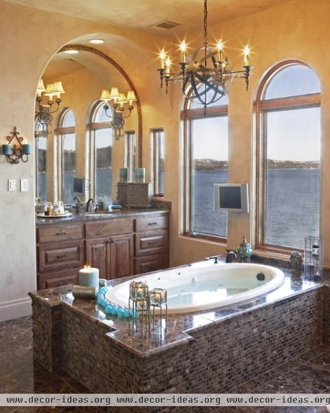 Palmieri Residence - mediterranean - bathroom - austin