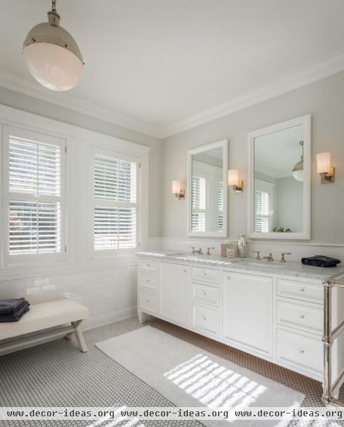 Light & Classic - traditional - bathroom - san francisco