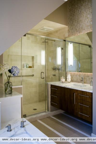 Ukrainian Village Master Bath - contemporary - bathroom - other metro