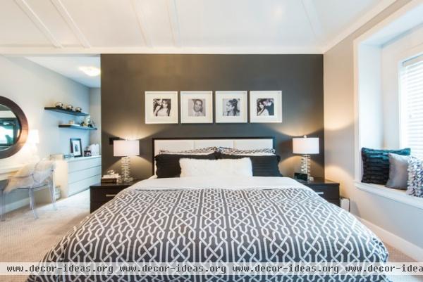 Surrey house - contemporary - bedroom - vancouver