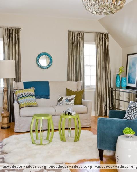 Seating Area - eclectic - living room - boston