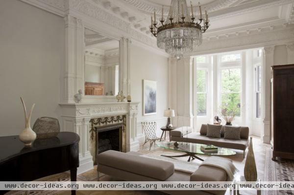 Front Parlor - eclectic - living room - new york