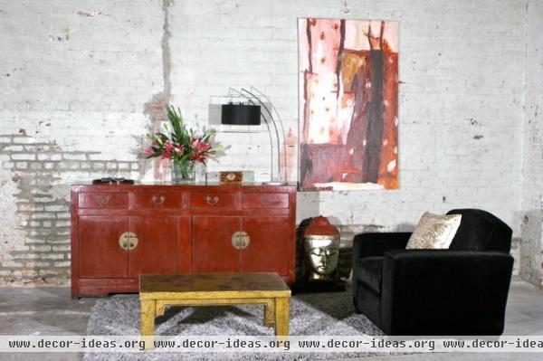 Madera Home - asian - living room - los angeles