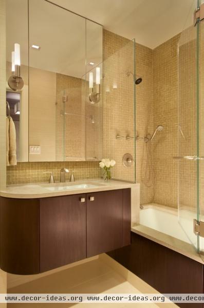 128 Central Park South - contemporary - bathroom - new york