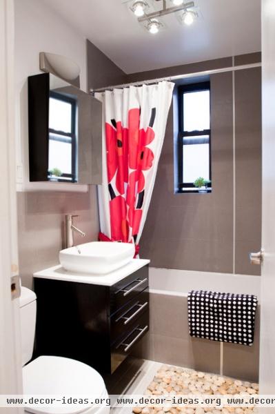 Creative Couple Coop - contemporary - bathroom - new york