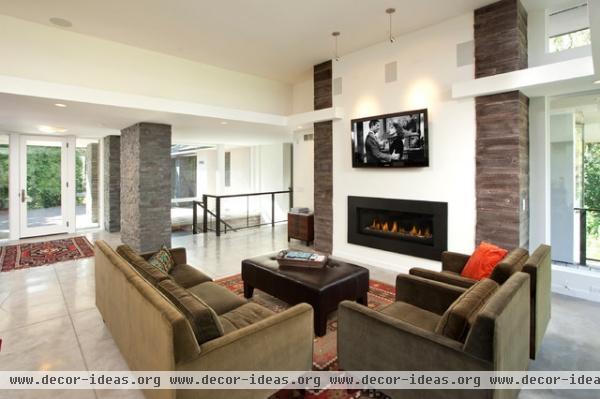 Deephaven Contemporary - contemporary - living room - minneapolis