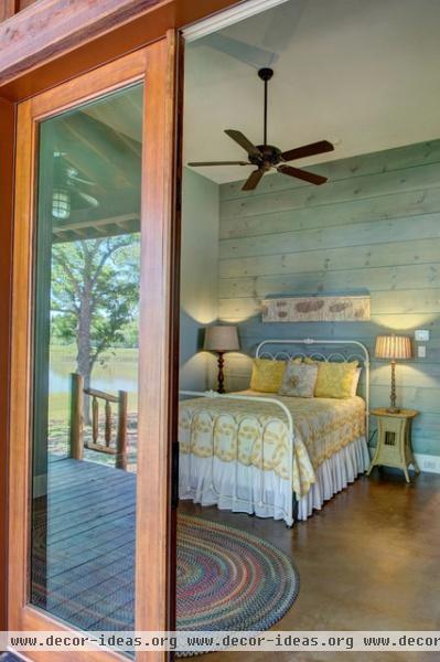 Ranch Style by the Lake - traditional - bedroom - houston