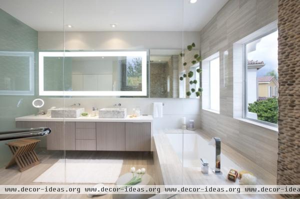 A Modern Miami Home - modern - bathroom - miami