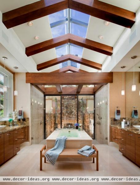 Golden Oak - contemporary - bathroom - orlando