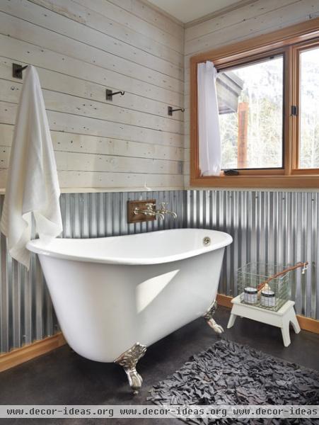 Homestead Cabin - contemporary - bathroom - seattle