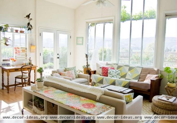 Santa Ynez - eclectic - living room - santa barbara