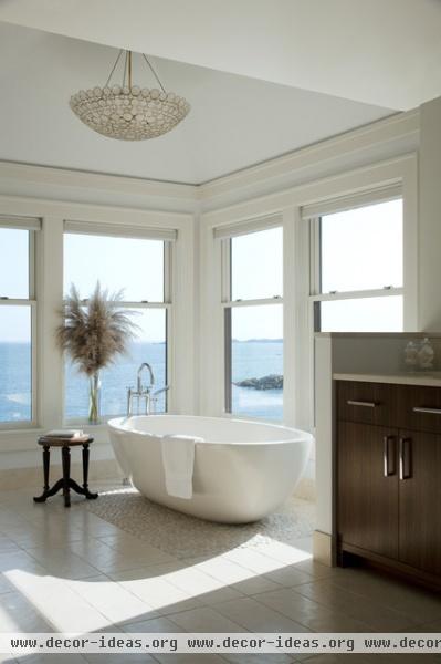 Rocky Ledge Bath - contemporary - bathroom - boston