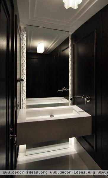 Powder Room - contemporary - bathroom - chicago