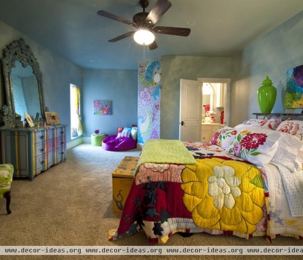 Gaillardia show home - eclectic - bedroom - oklahoma city