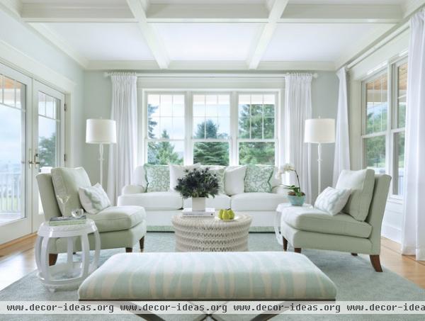 long shore home - traditional - living room - providence